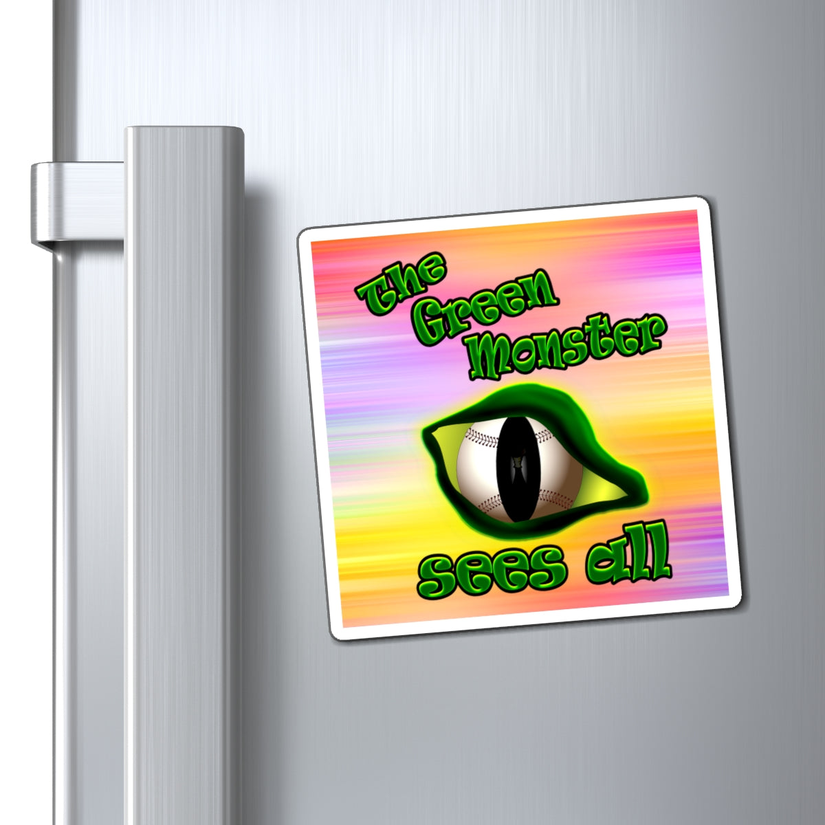 green monster - Magnets - (color blur)