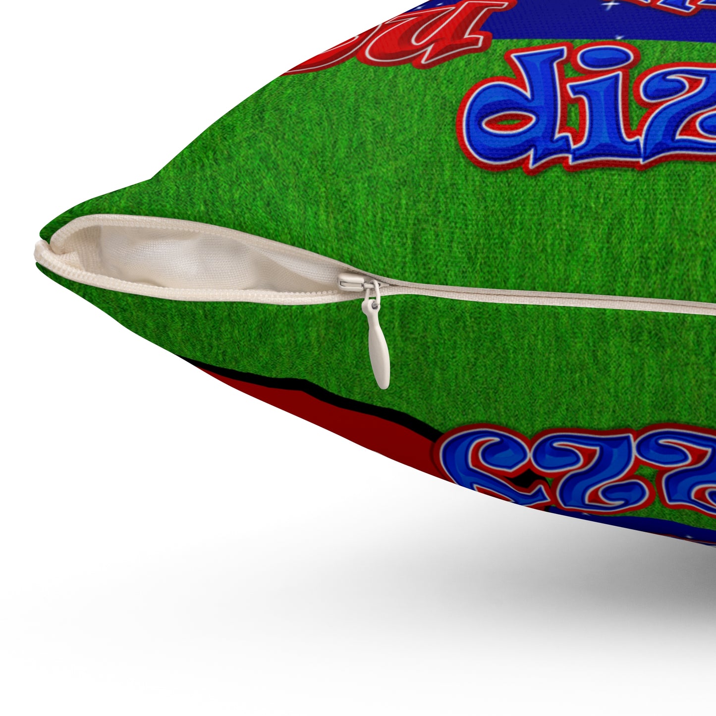 santa's shoes - Spun Polyester Square Pillow - ('snoops' background)