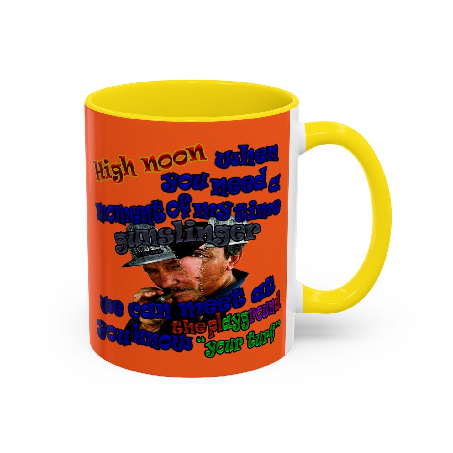 high noon - Accent Mug (orange)
