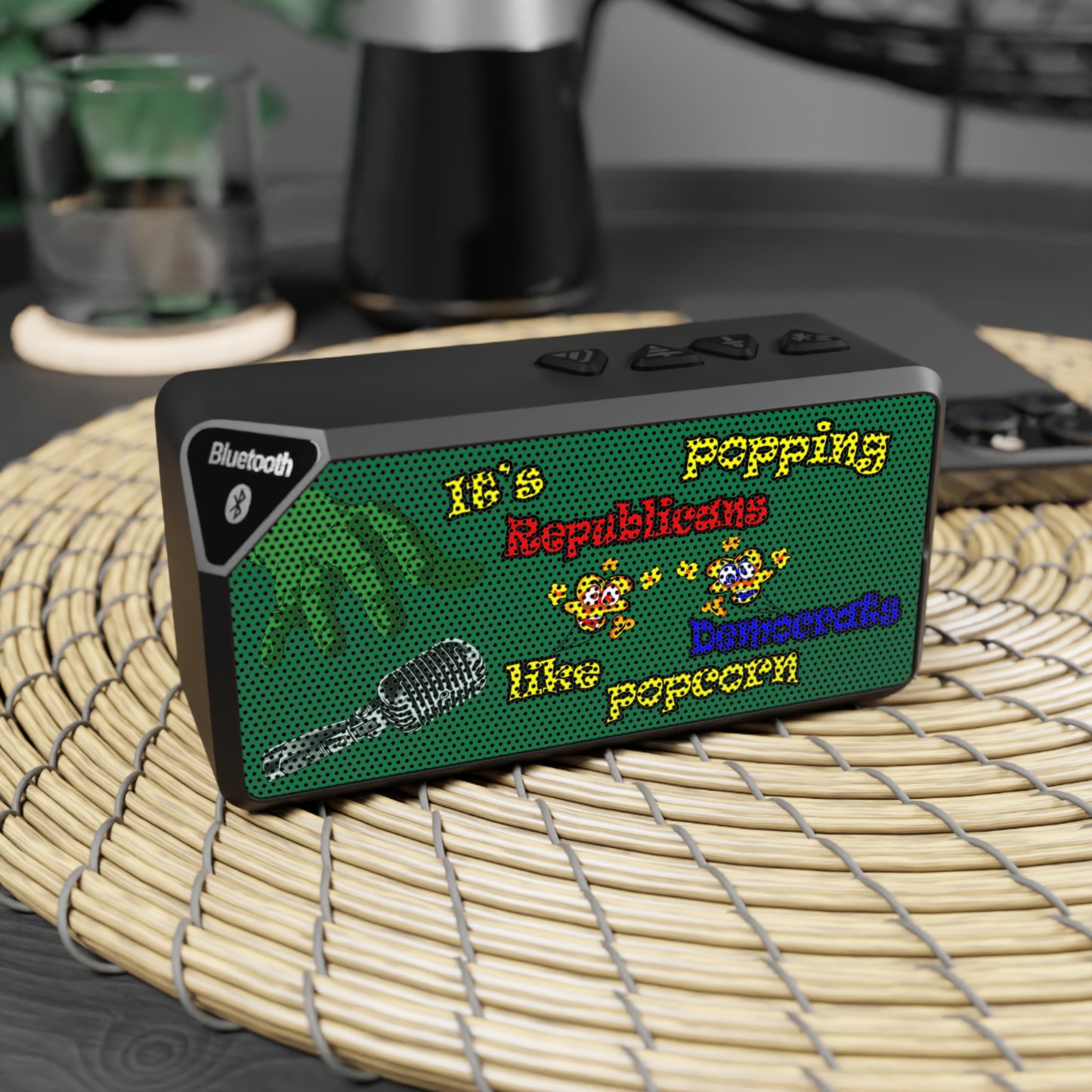 popping like popcorn - Jabba Bluetooth Speaker (dark green)