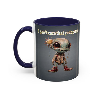 I don't care that your grey - Accent Mug (grey-light grey)