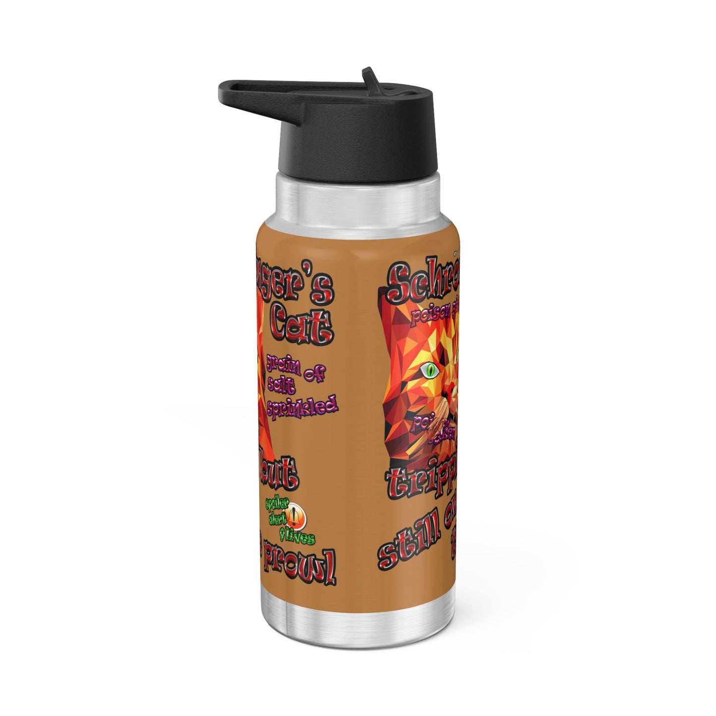 schrodinger's cat - Gator Tumbler, 32oz (light brown)