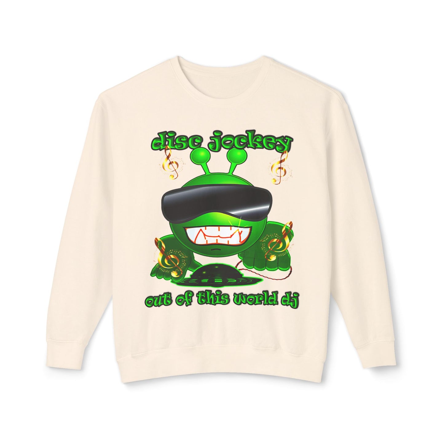 disc jockey - Unisex Lightweight Crewneck Sweatshirt