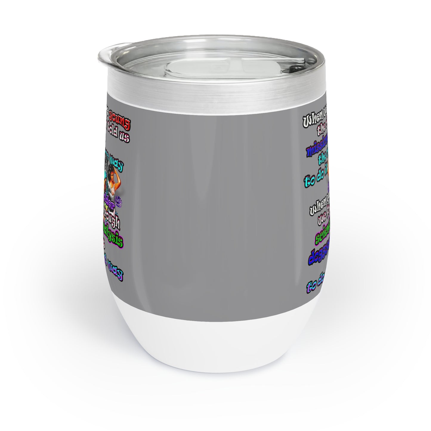 doggystyle - Chill Wine Tumbler (grey)