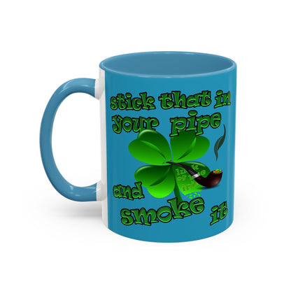 celtics logo - Accent Mug (turquoise)