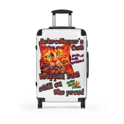 schrodinger's cat - Suitcase (white)