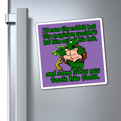 turtle race - Magnets - (light purple)