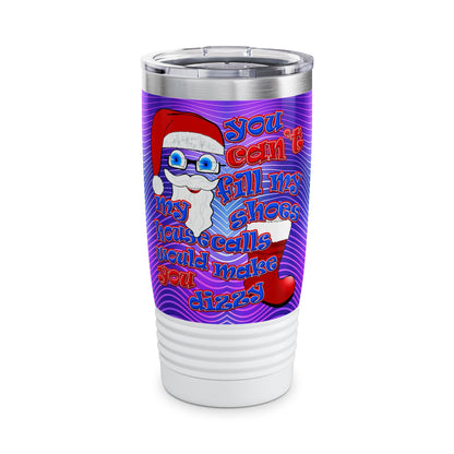 santa's shoes - Ringneck Tumbler, 20oz (purple wave)