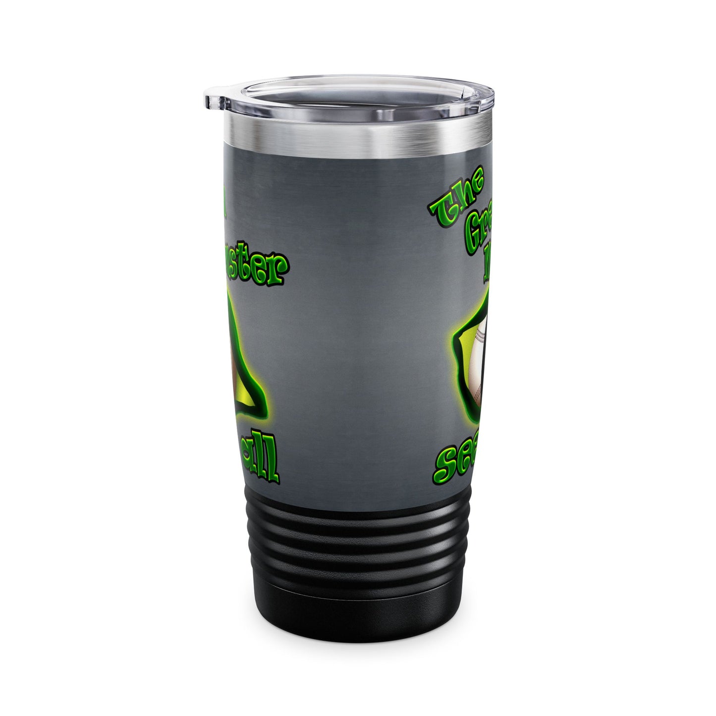 green monster - Ringneck Tumbler, 20oz (grey-light grey)