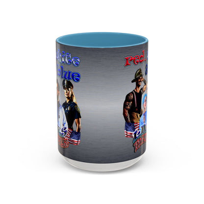 rw&b lives matter - Accent Mug (brushed nickel)