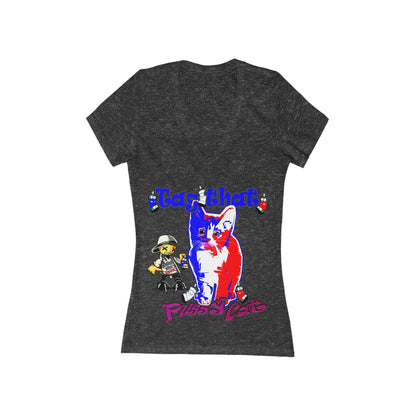 tag that - Women's Jersey Short Sleeve Deep V-Neck Tee