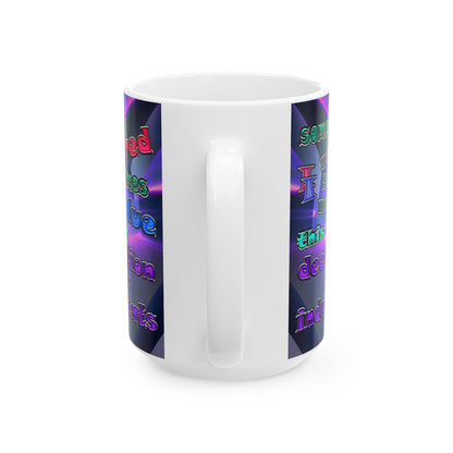 declaration of the independents - White Mug (grey-pink wave)