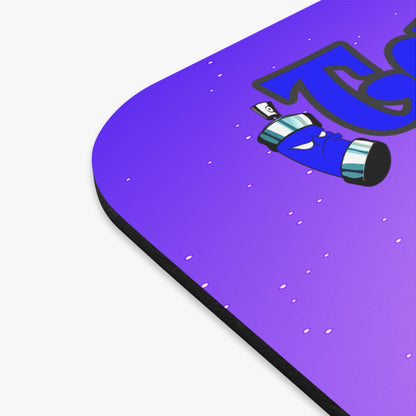 tag that - Mouse Pad (Rectangle) (purple-pink wave)