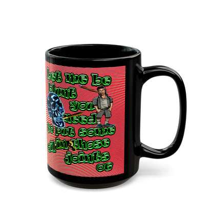 og - Black Mug (yellow-orange wave)