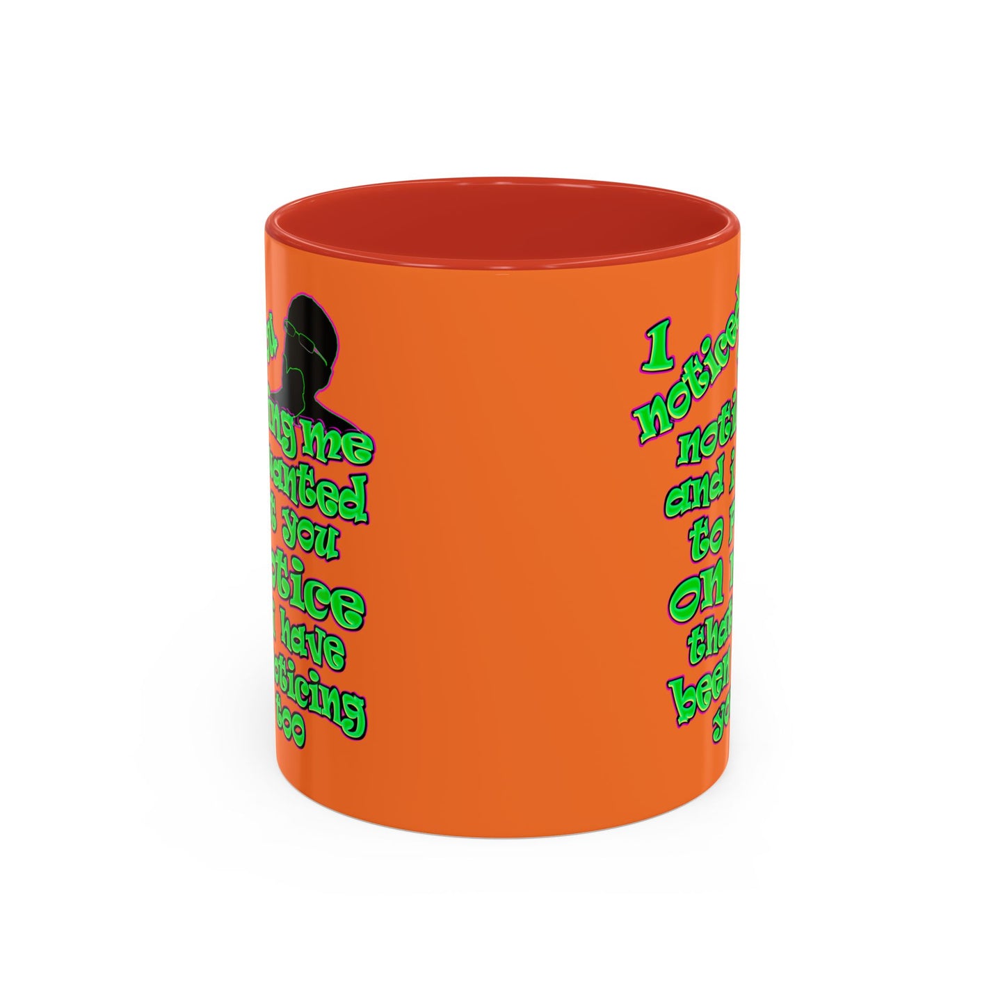 noticed you noticing - Accent Mug (crusta)