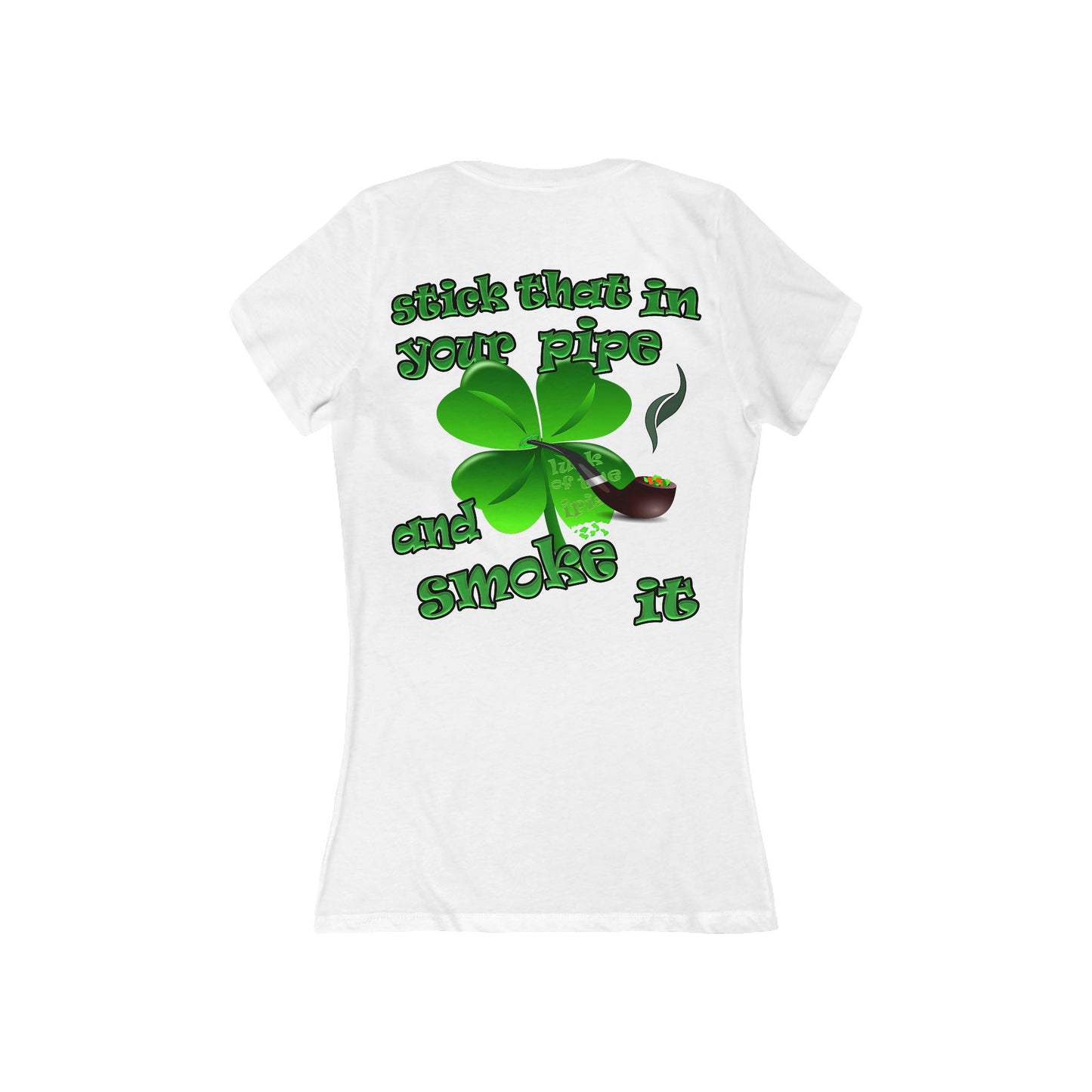 celtics logo - Women's Jersey Short Sleeve Deep V-Neck Tee