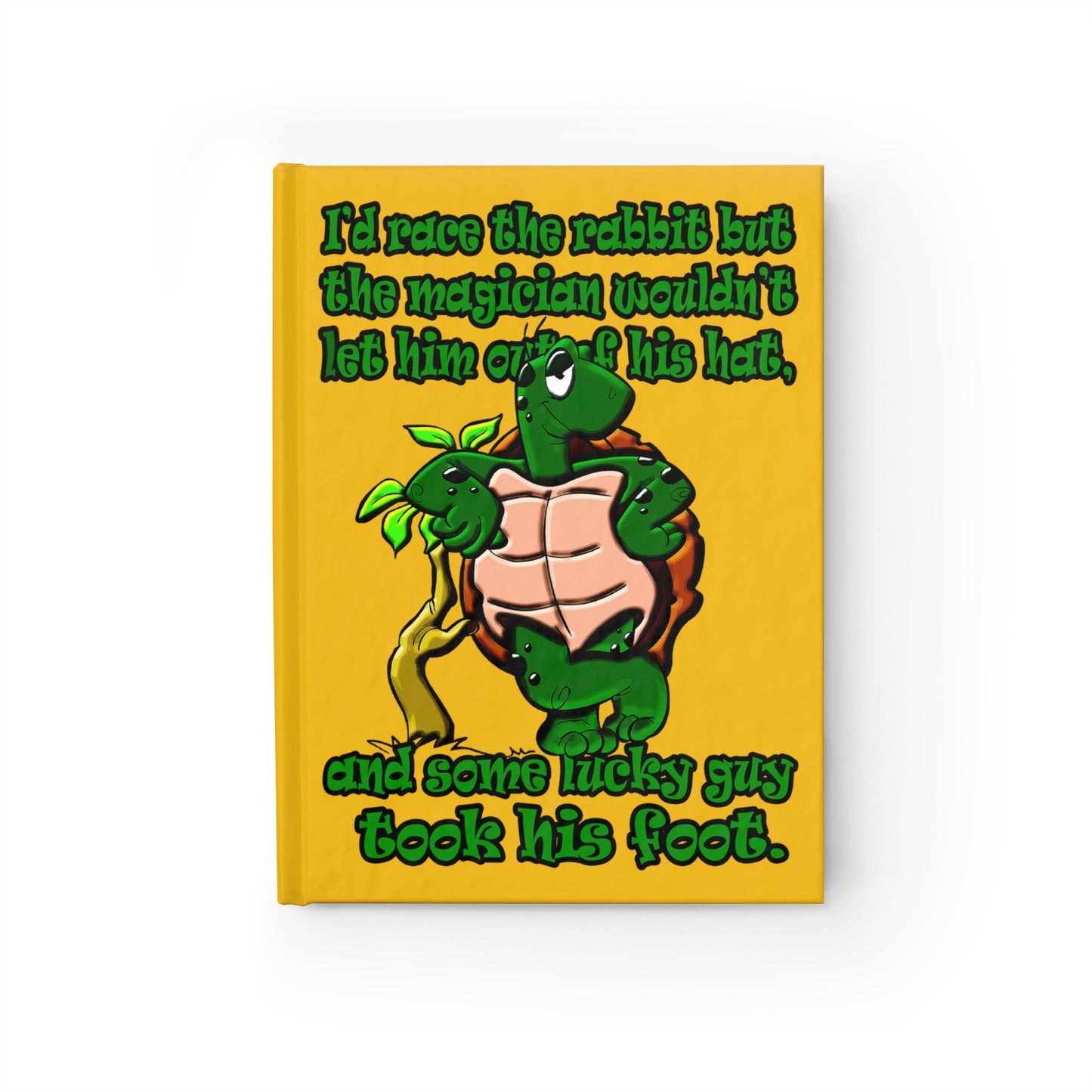 turtle race - journal-blank (yellow)