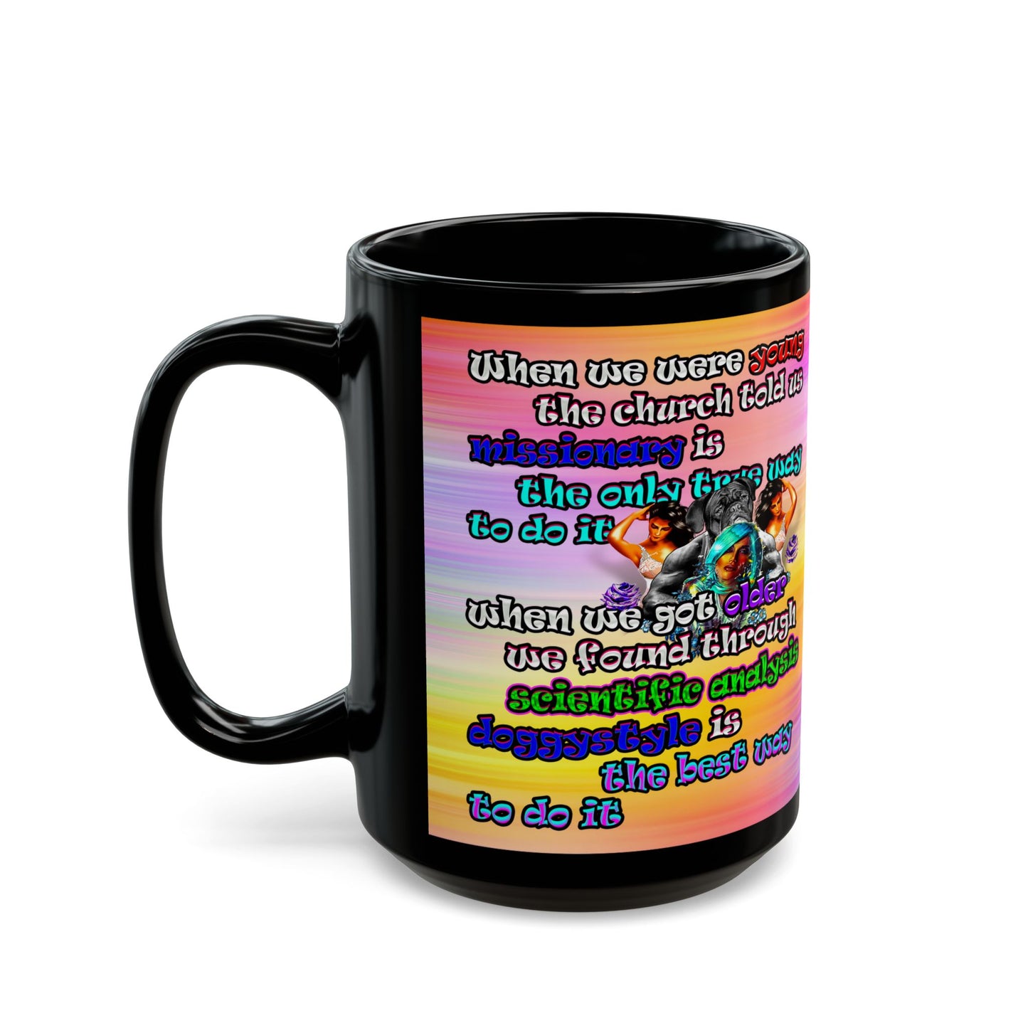 doggystyle - Black Mug (color blur)