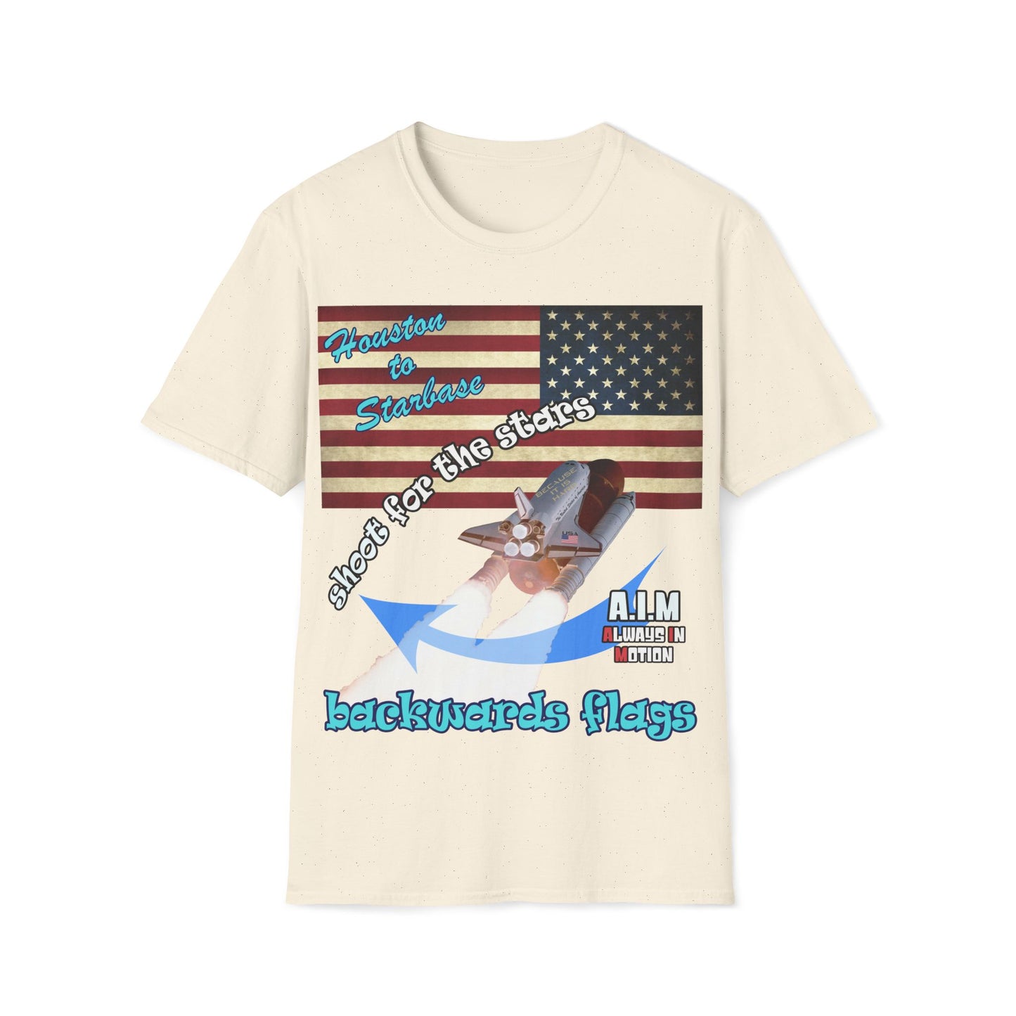 shoot for the stars - Unisex Softstyle T-Shirt