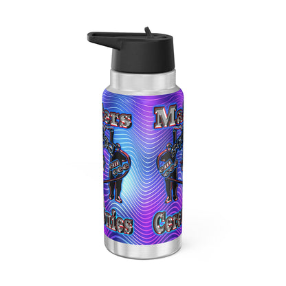 em cee squared - Gator Tumbler, 32oz (purple wave)