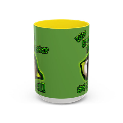 green monster - Accent Mug (green)