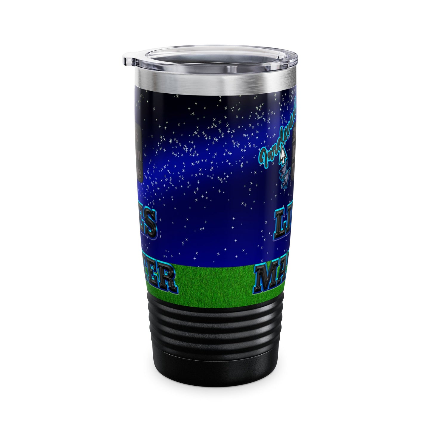 irrelevant - Ringneck Tumbler, 20oz ('snoops' background)