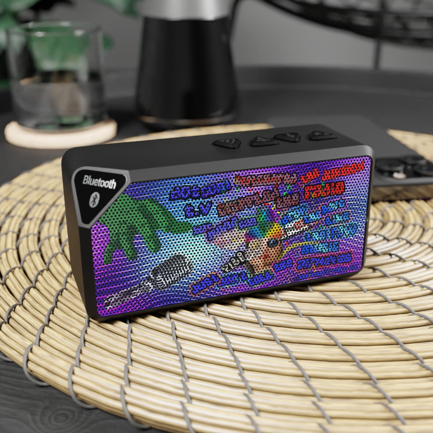 drop the beat - Jabba Bluetooth Speaker (purple wave)