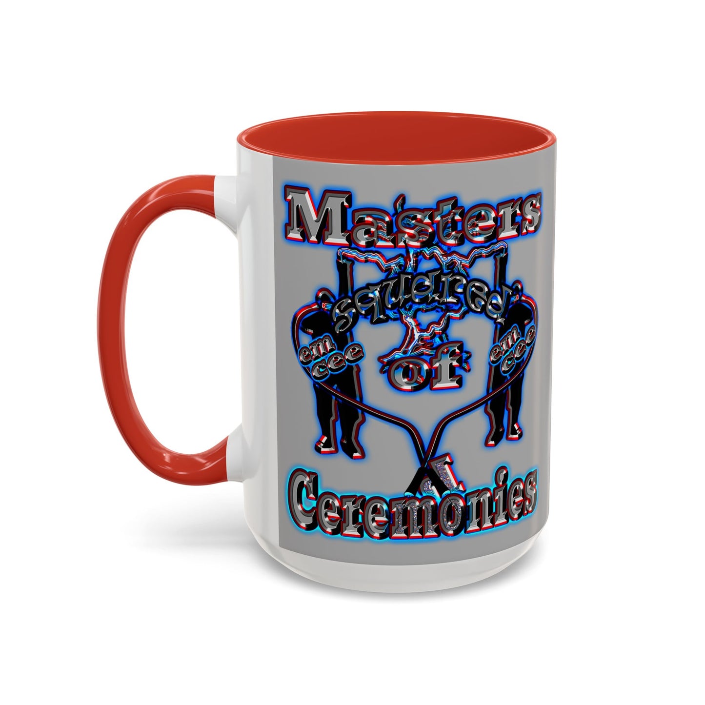 em cee squared - Accent Mug (light grey)