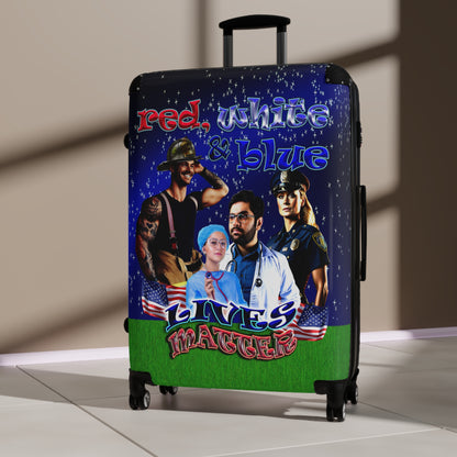 rw&b lives matter - Suitcase ('snoops' background)