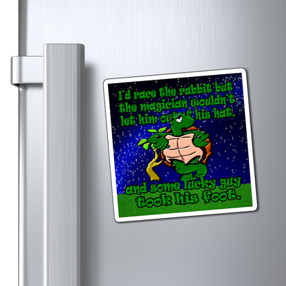 turtle race - Magnets - ('snoops' background)
