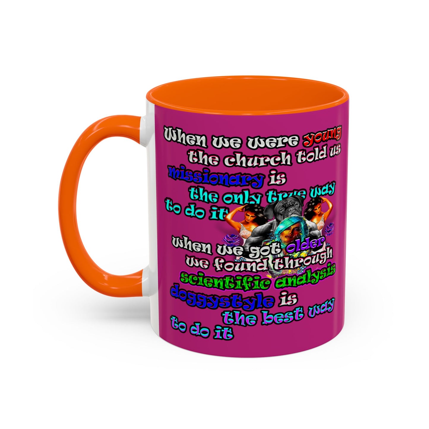 doggystyle - Accent Mug (pink)