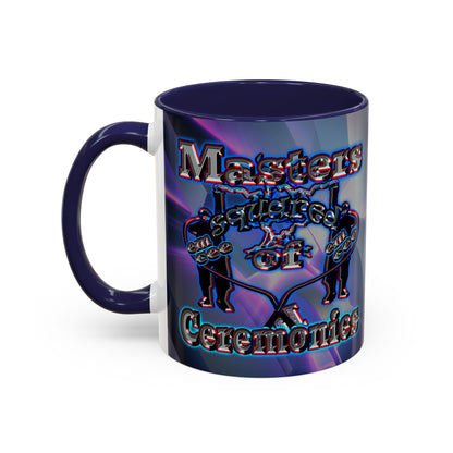 em cee squared - Accent Mug (grey-pink wave)