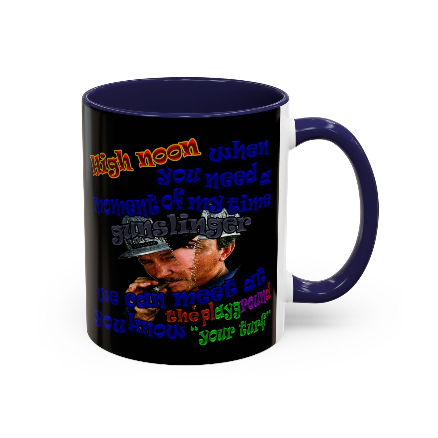 high noon - Accent Mug (black)