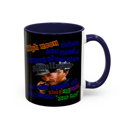 high noon - Accent Mug (black)