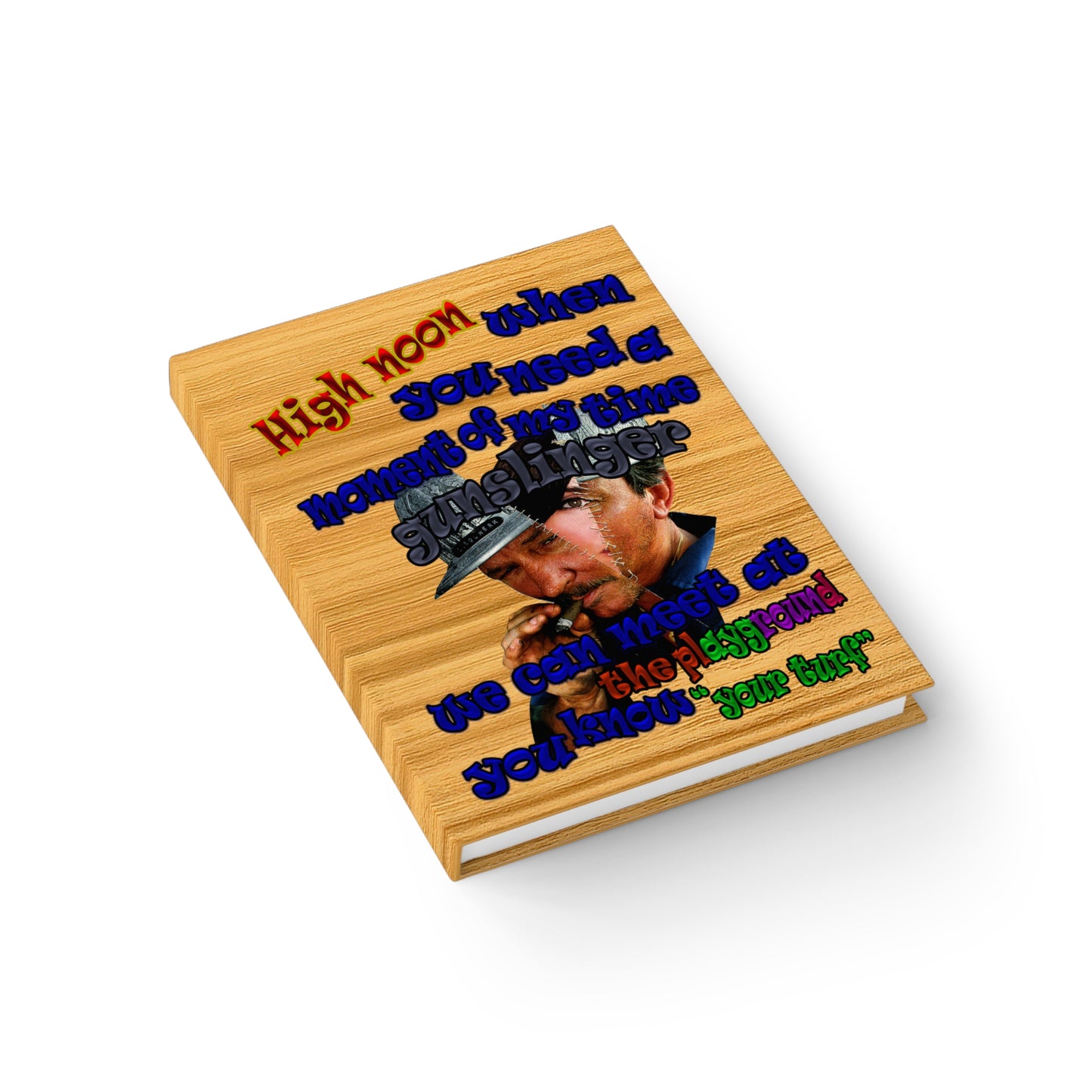 high noon - journal-lined (butterscotch wood finish)