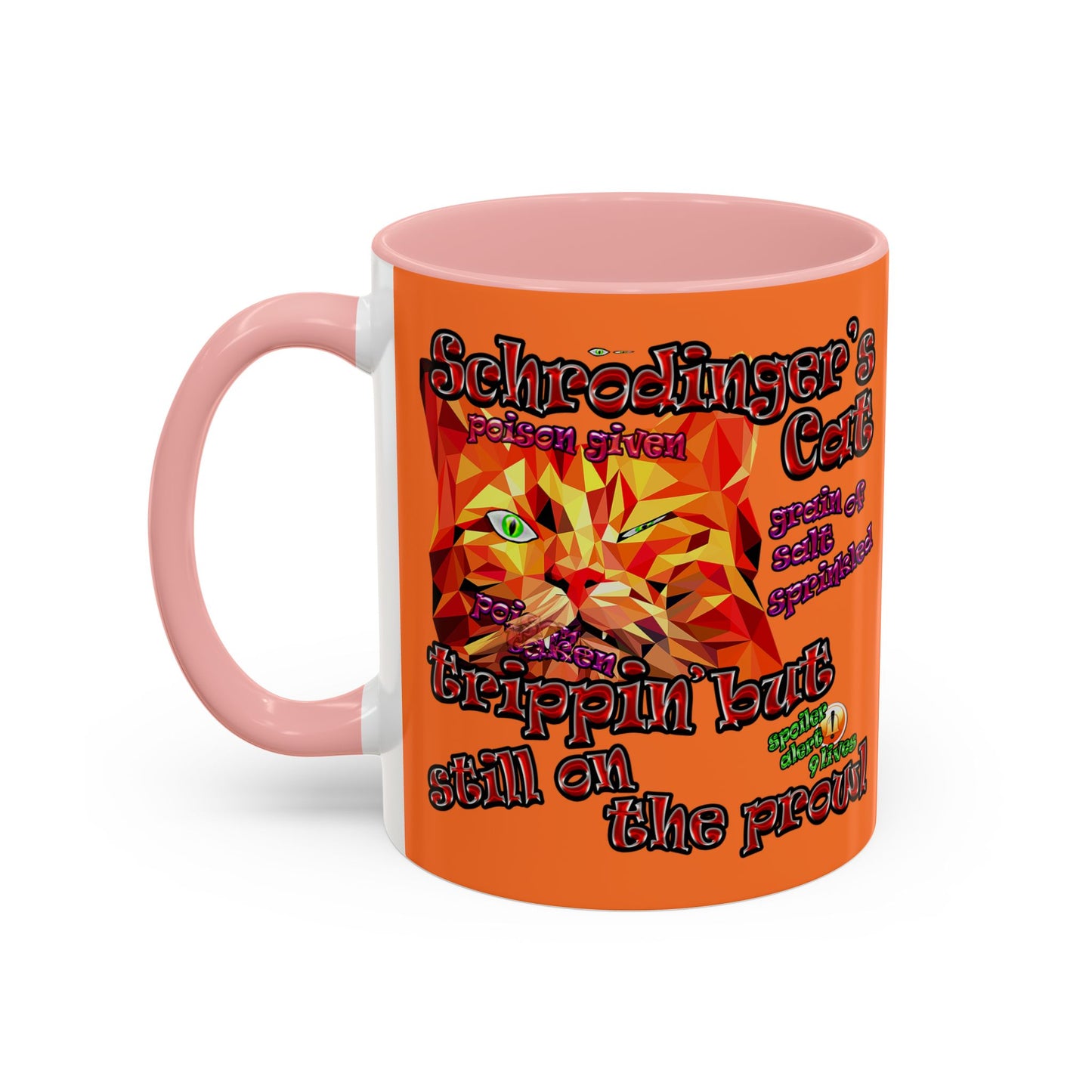 schrodinger's cat - Accent Mug (crusta)
