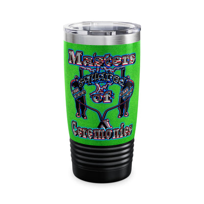 em cee squared - Ringneck Tumbler, 20oz (green turf)