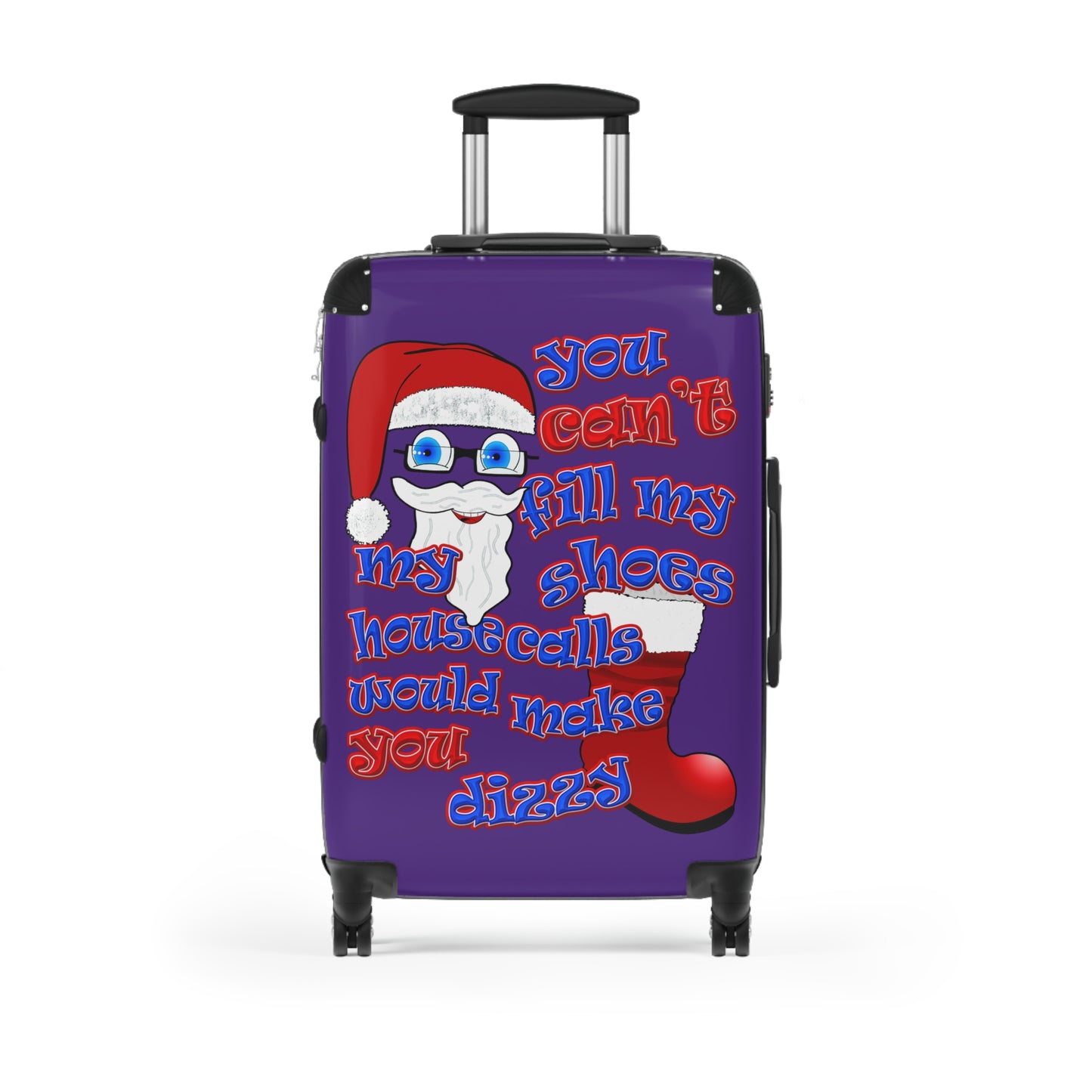 santa's shoes - Suitcase (purple)