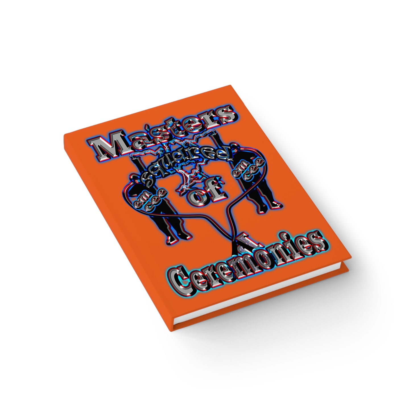em cee squared - journal-lined (orange)