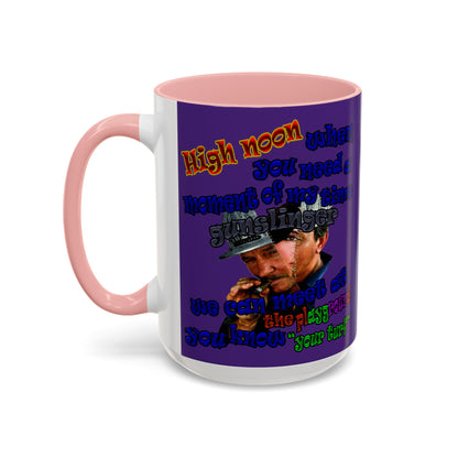 high noon - Accent Mug (purple)