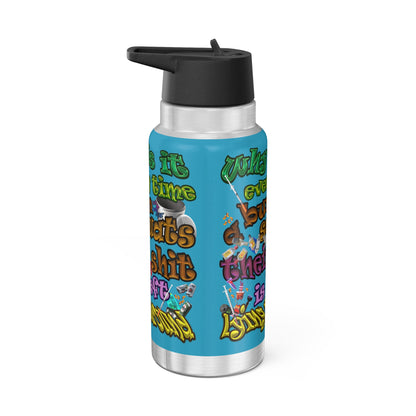 the bum's shit - Gator Tumbler, 32oz (turquoise)