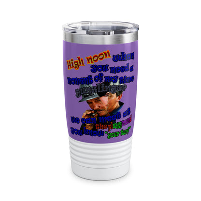 high noon - Ringneck Tumbler, 20oz (light purple)