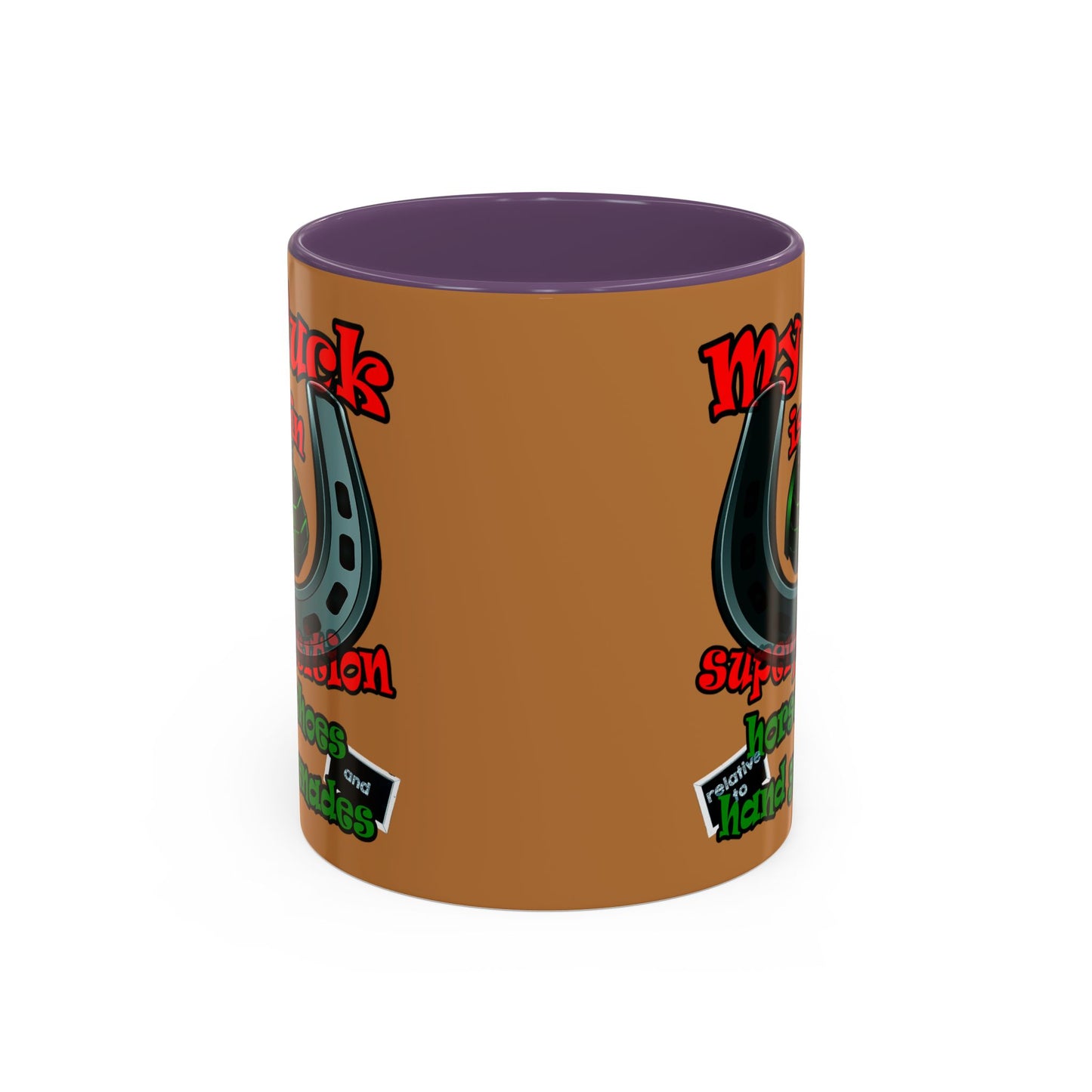 my luck - Accent Mug (light brown)