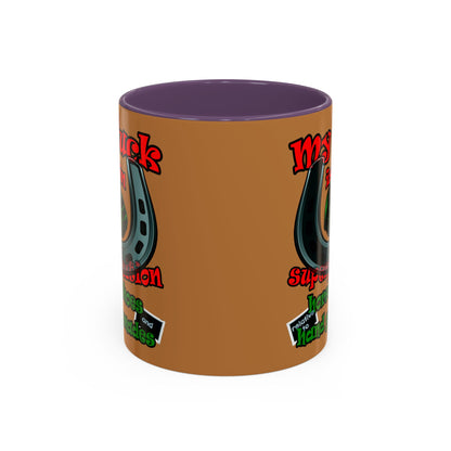 my luck - Accent Mug (light brown)