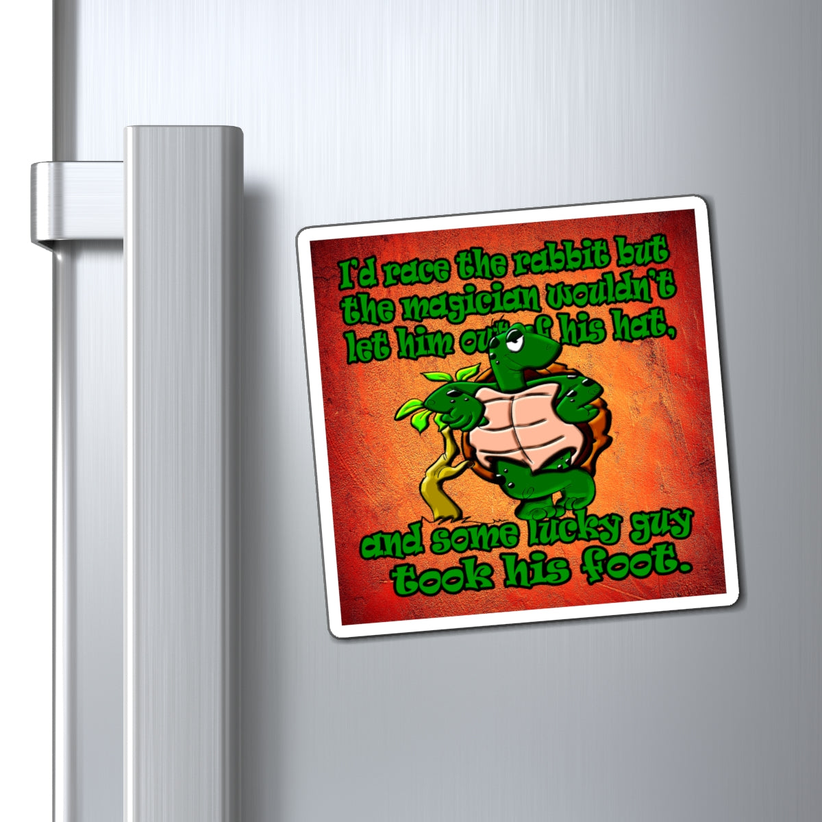 turtle race - Magnets - (burnt orange)