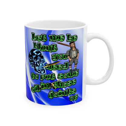 og - White Mug (blue-white wave)