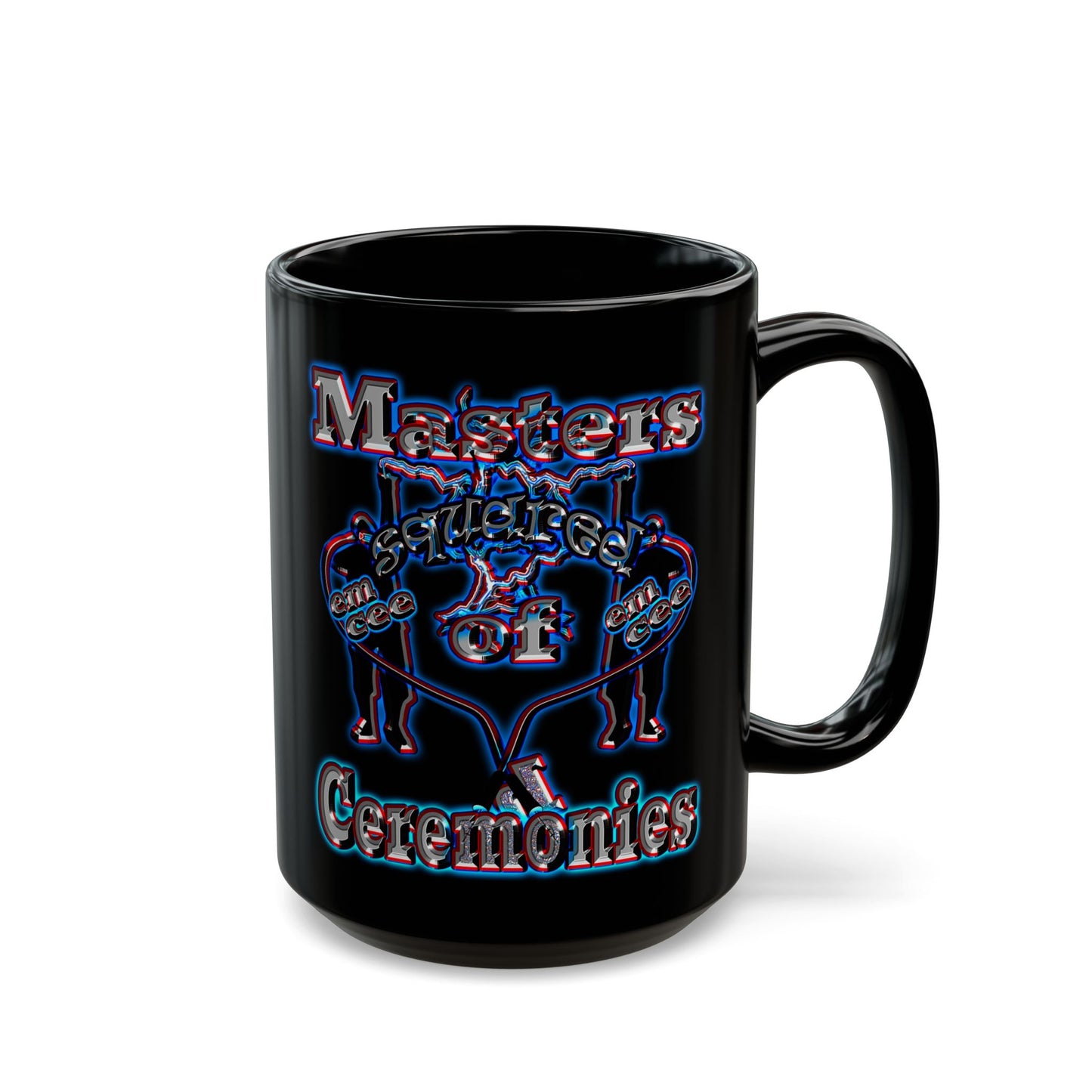 em cee squared - Black Mug (black)
