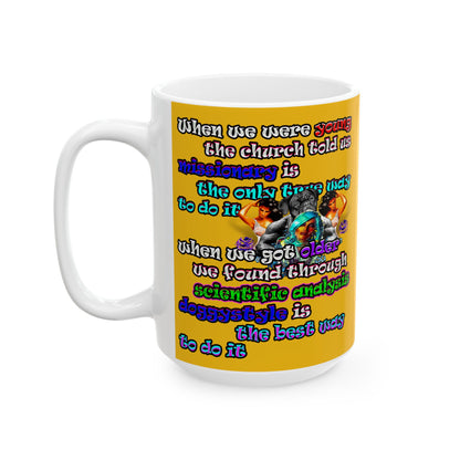 doggystyle - White Mug (yellow)