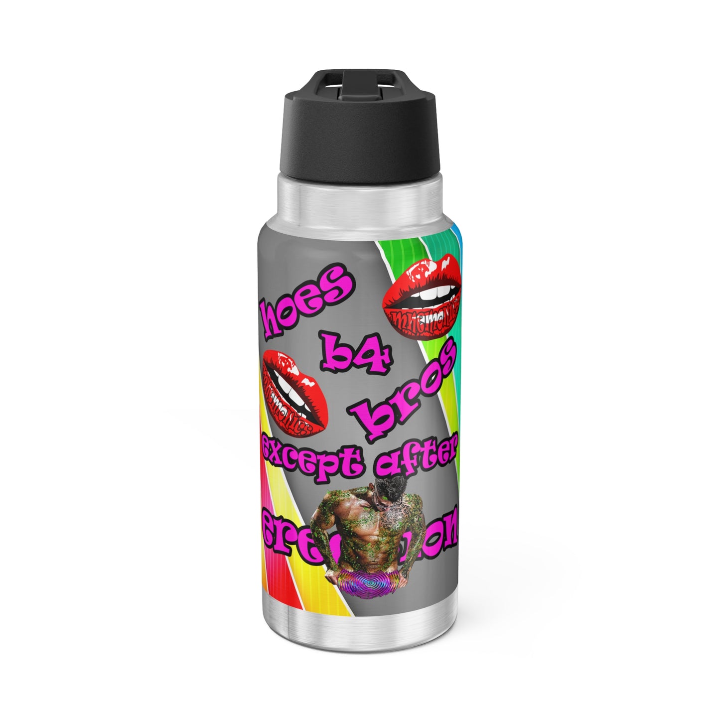 hoes b4 bros - Gator Tumbler, 32oz  (rainbow split)