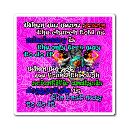 doggystyle - Magnets - (pink swirl)